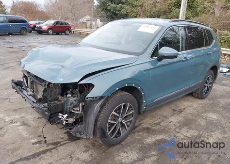 2021 Volkswagen Tiguan 2.0T Se/2.0T Se R-Line Black/2.0T Sel from USA, damaged, VIN 3VV2B7AX6MM123085